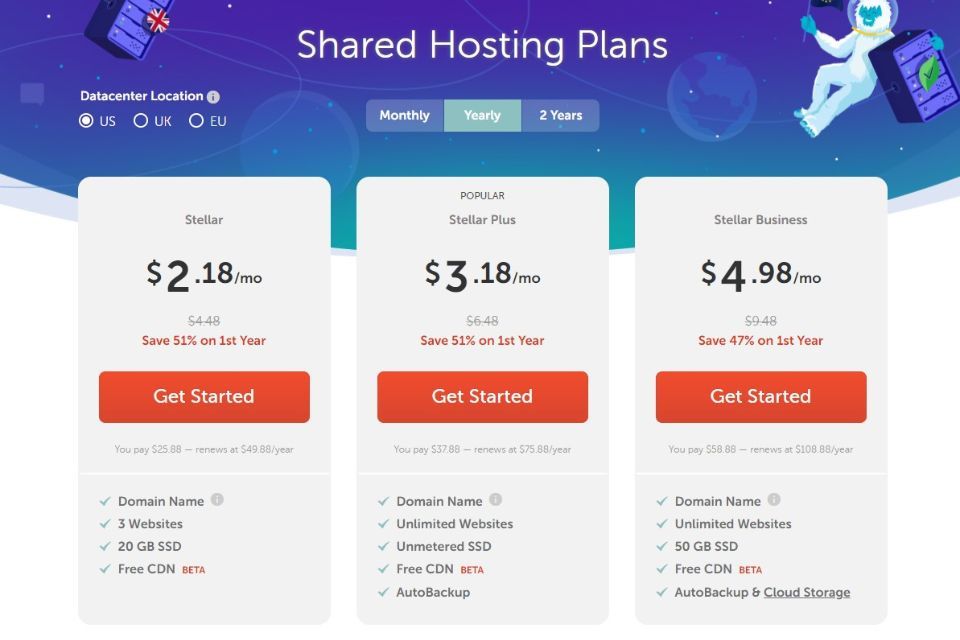 Namecheap webhosting for cheap wordpress Shared hosting