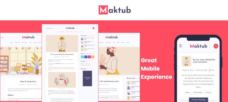 Download Maktub WordPress Theme Free