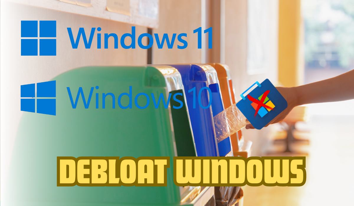 how to debloat windows